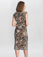 Mona Abstract Print Dress