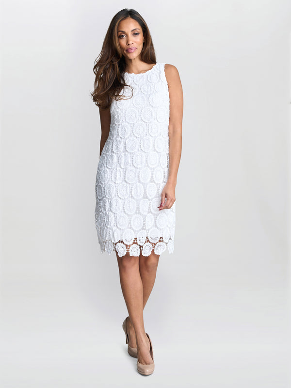 Fran Giupure Lace Shift Dress