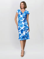 Hilda Printed Crepe Dress