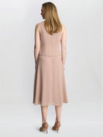 Adele Soutache Lace Jacket With Chiffon Dress