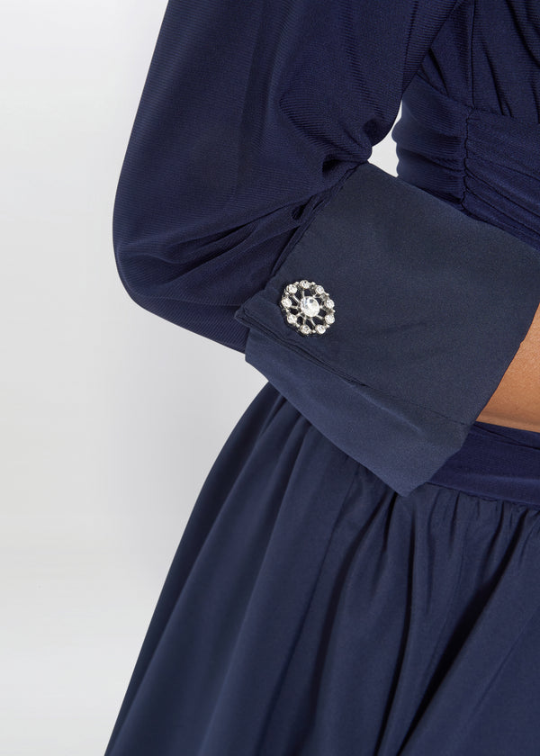 Anne-Marie Taffeta Dress