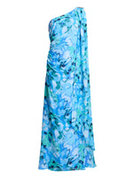 Amelie Printed Chiffon Maxi Dress With Beaded Shoulder