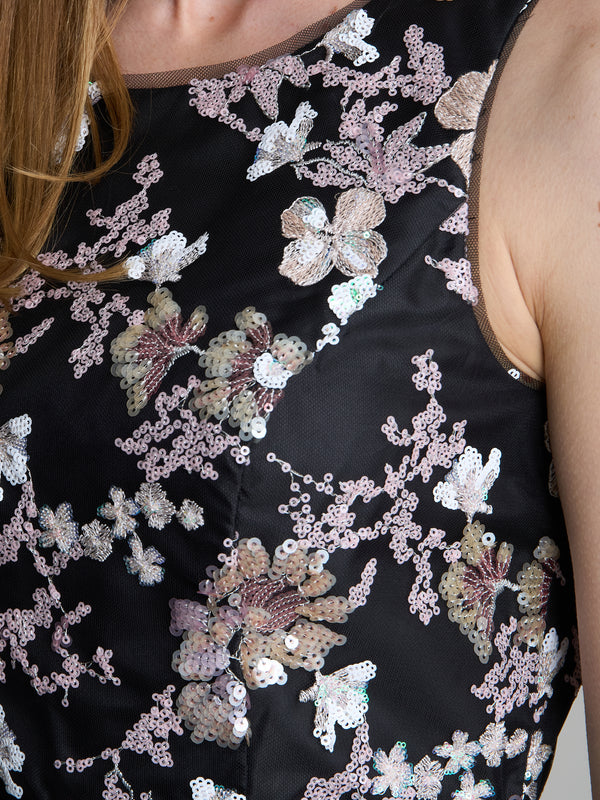 Alesha Embroidered Midi Fit And Flare