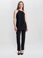 Elle Halter Top With Beaded Neck