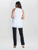 Elle Halter Top With Beaded Neck