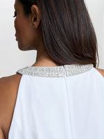 Elle Halter Top With Beaded Neck