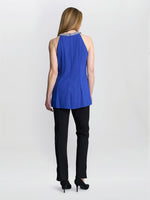 Elle Halter Top With Beaded Neck