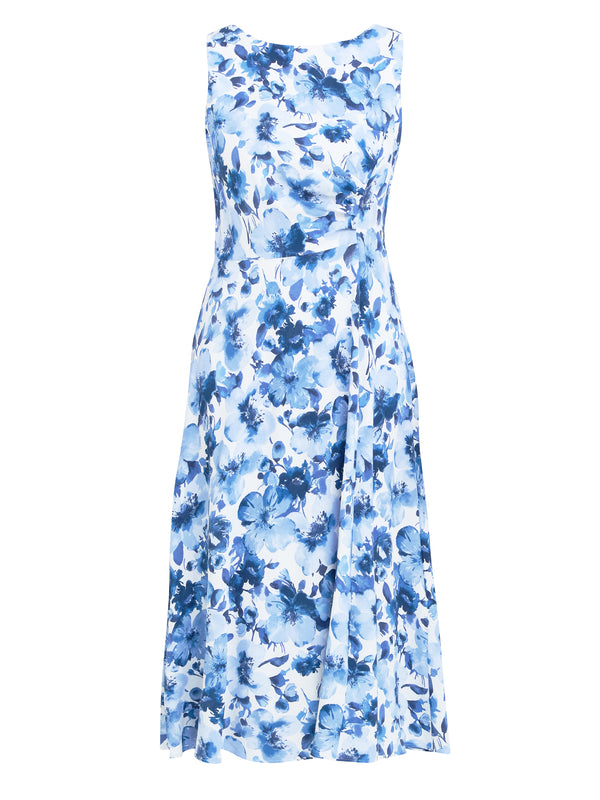 Emmy Floral Print Midi Dress