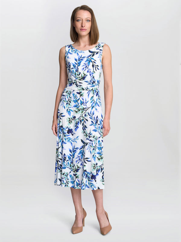 George Floral Print Midi Dress