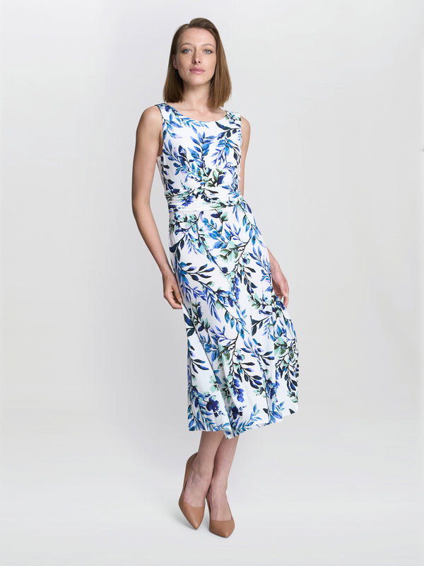 George Floral Print Midi Dress
