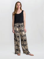 Quinn Satin Pull On Wide Leg Trouser