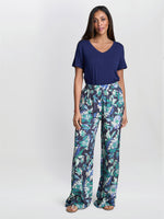 Quinn Satin Pull On Wide Leg Trouser