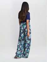 Quinn Satin Pull On Wide Leg Trouser