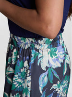 Quinn Satin Pull On Wide Leg Trouser