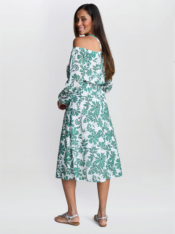Ryan Off Shoulder Midi Dress