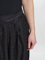 Sabine Satin Jacquard Pull On Trouser