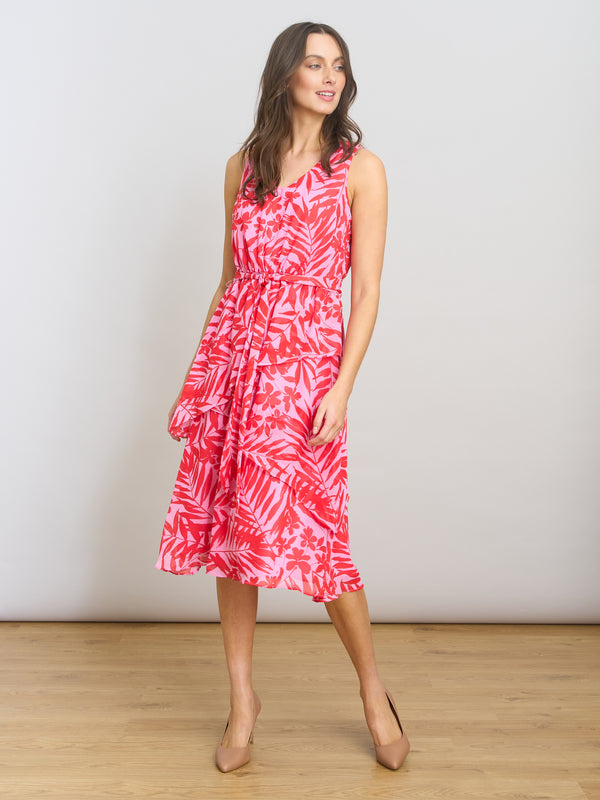 Tasha Printed Chiffon Dress