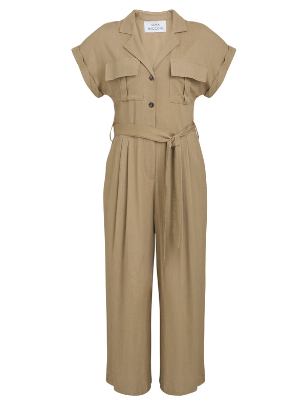 Carmela Linen Jumpsuit