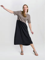 Cat Two Tone T-Shirt Dress