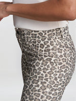 Charley Reversible Stretch Leopard Jeans