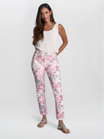 Christie Reversible Stretch Floral Jeans