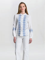 Clare Cotton Muslin Embroidered Shirt