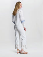 Clare Cotton Muslin Embroidered Shirt