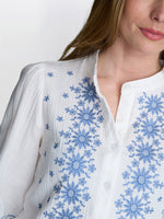 Clare Cotton Muslin Embroidered Shirt