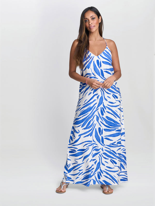 Crista Stappy Stripe Dress