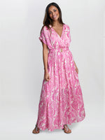 Dotty Elastic Waist Maxi Dress