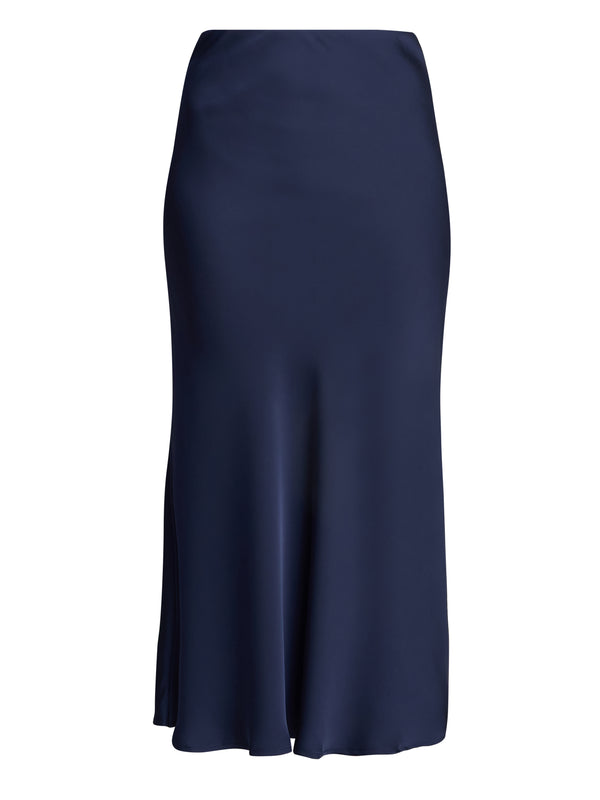 Bobbi Satin Bias Cut Skirt