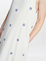Buffy Embroidered Shell Print Dress