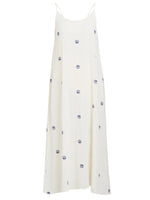 Buffy Embroidered Shell Print Dress