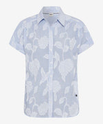 Brax VIV Stripe Blouse with Floral Design