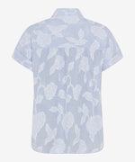 Brax VIV Stripe Blouse with Floral Design