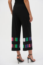 Joseph Ribkoff Silky Knit Stripe Print Culotte Pants