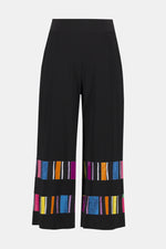 Joseph Ribkoff Silky Knit Stripe Print Culotte Pants