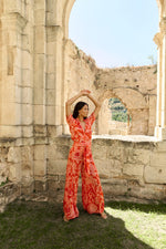 Piti Cuiti Acapulco Red Shirt And Trouser Set