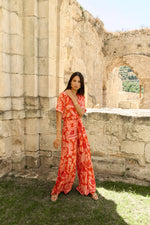 Piti Cuiti Acapulco Red Shirt And Trouser Set