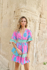 Piti Cuiti Pineapple Pink Short Dress