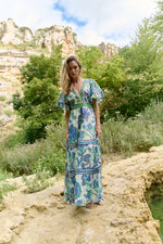 Piti Cuiti Ocean Pearl Maxi Dress