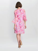 Tracey Floral Chiffon Shift Dress