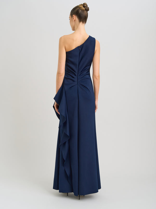 Darby One Shoulder Frill Dress