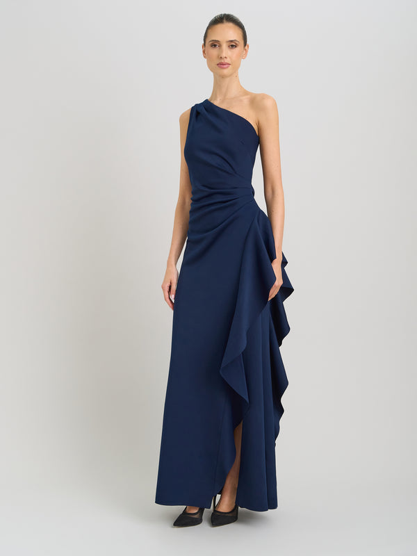 Darby One Shoulder Frill Dress