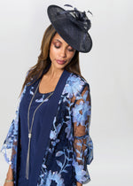 Dorris Three Piece Trouser Suit With Embroidered Jacket