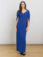 Jenna Draped Back Shoulder Maxi Dress