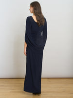 Jenna Draped Back Shoulder Maxi Dress