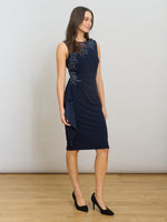 Eden Crepe Dress With Beading Detail