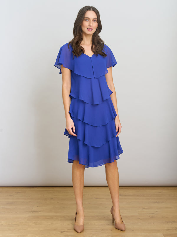 Bella Georgette Tiered Dress