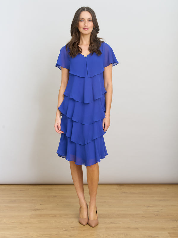 Bella Georgette Tiered Dress